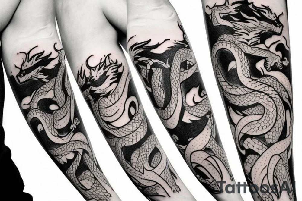 dragon haku band  Hayao Miyazaki around the arm tattoo idea