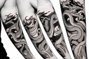 dragon haku band  Hayao Miyazaki around the arm tattoo idea
