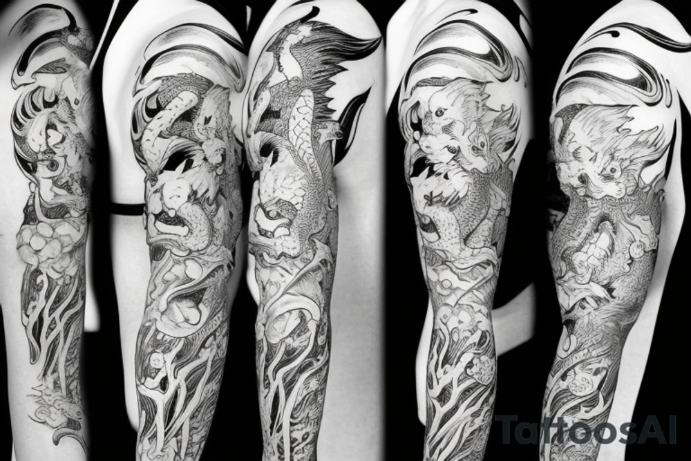 dragon haku band  Hayao Miyazaki around the arm tattoo idea