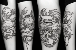 dragonhaku band  Hayao Miyazaki tattoo idea