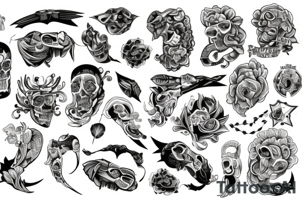 Forearm big lez tattoo idea