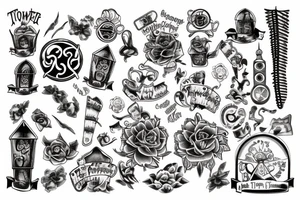Tower of luck tattoo idea