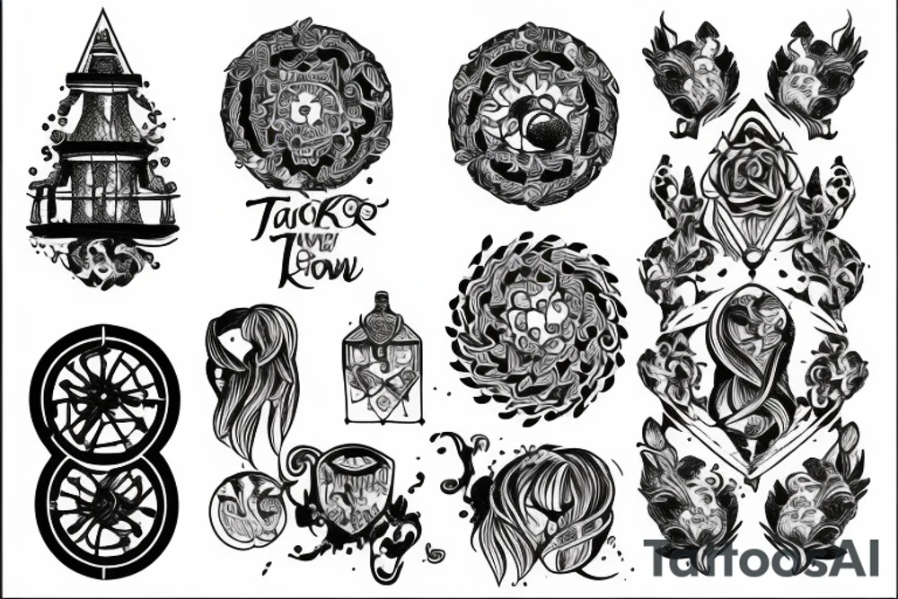 Tower of luck tattoo idea