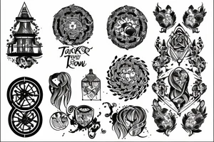 Tower of luck tattoo idea