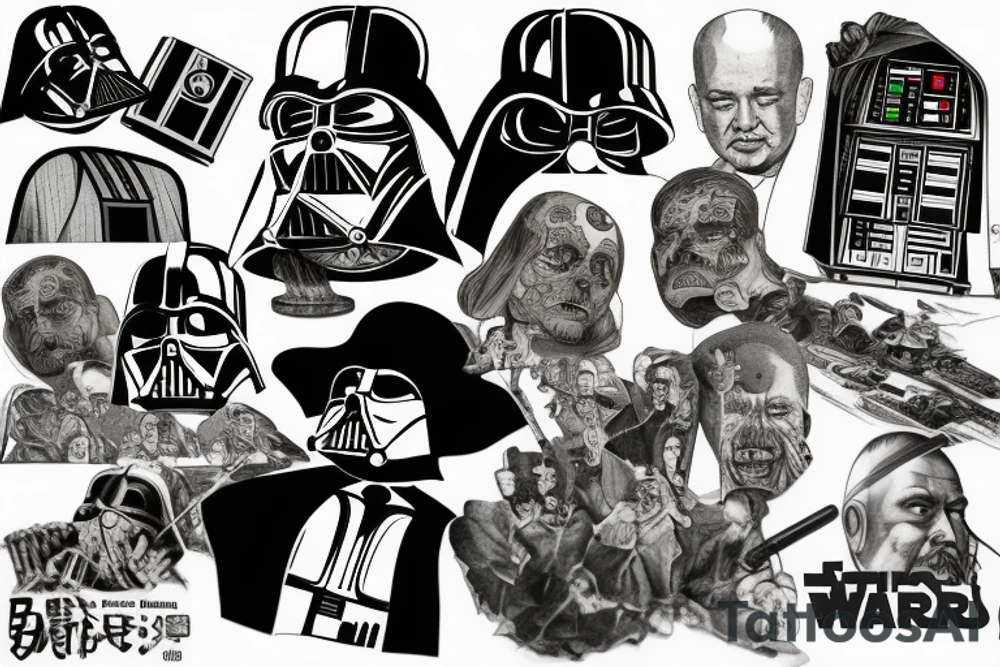 Dart Vader kill Lenin tattoo idea
