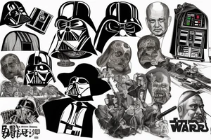 Dart Vader kill Lenin tattoo idea