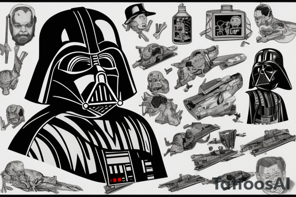 Dart Vader kill Lenin tattoo idea