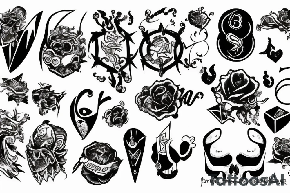 cyber-sigilism tattoo idea