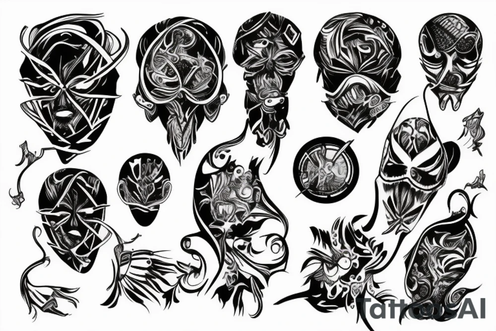 cyber-sigilism tattoo idea