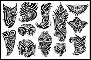 abstract ornamental tattoo idea