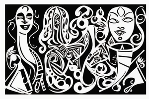 Gister is geweest 
Morge is gevreesd 
En vandaag wordt een feest! tattoo idea