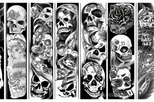 Power death and money tattoo idea