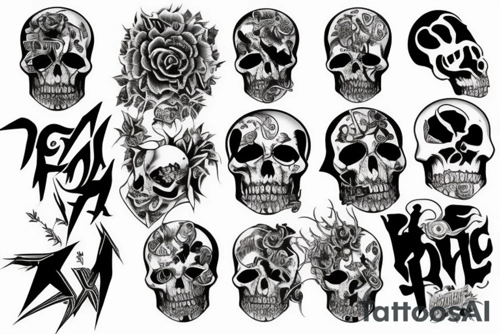 Power death and money tattoo idea