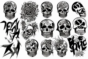 Power death and money tattoo idea