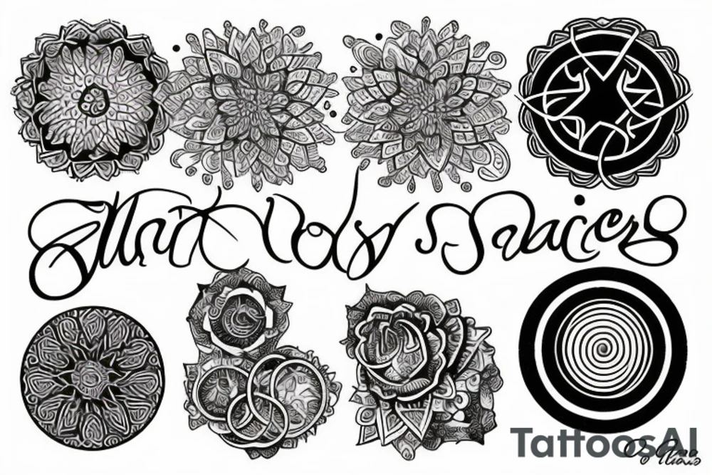 Circle tattoo idea