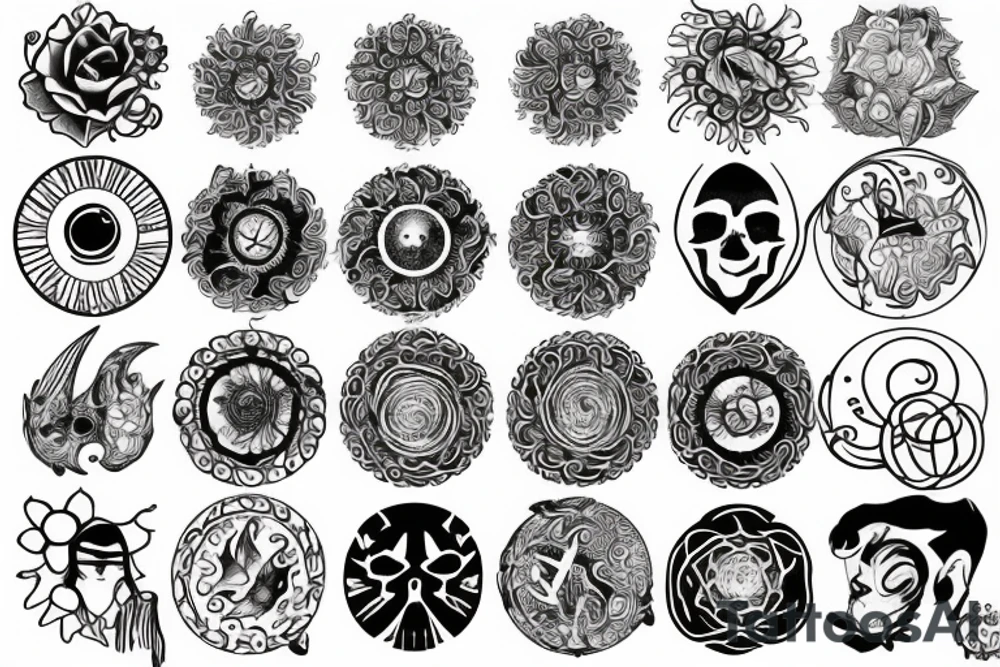 Circle tattoo idea