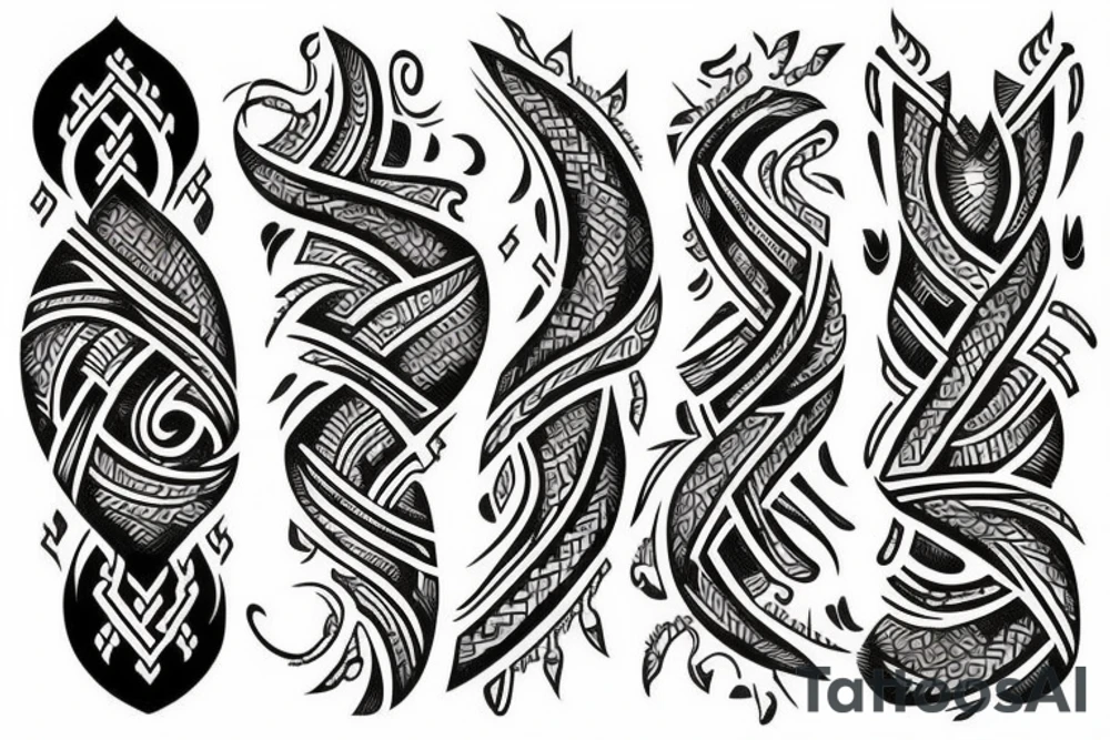 Ethnic Nordic tattoo idea