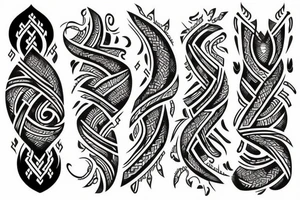 Ethnic Nordic tattoo idea