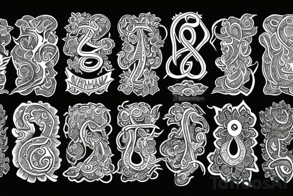 Om tattoo spiritual design tattoo idea