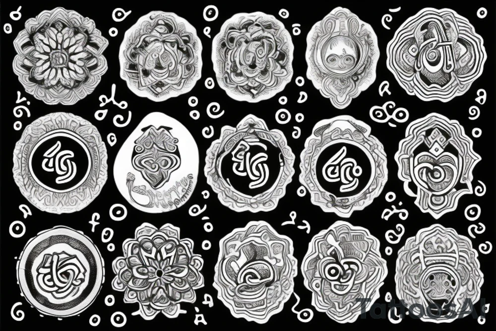 Om tattoo spiritual design tattoo idea