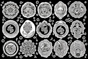 Om tattoo spiritual design tattoo idea