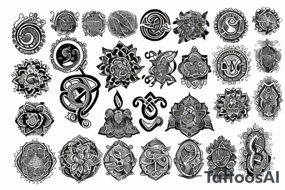 Om tattoo spiritual symbol tattoo idea