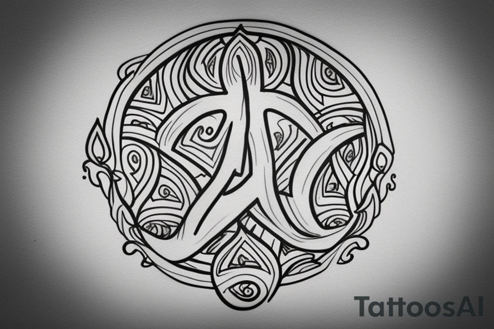 Om tattoo spiritual symbol aum tattoo idea