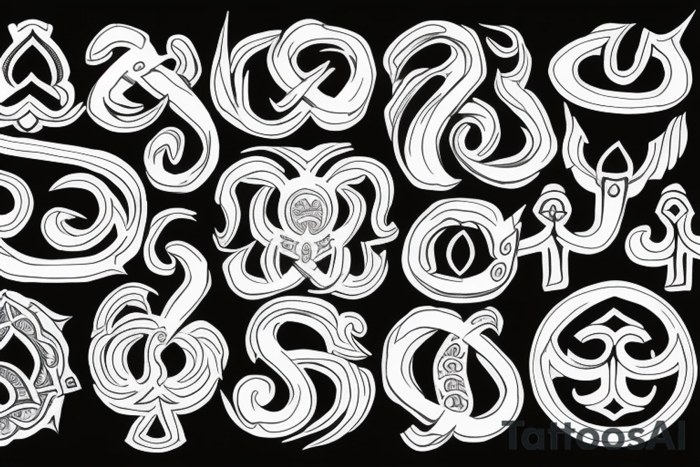 Indian om symbol tattoo idea