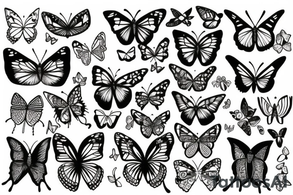 butterfly tattoo idea