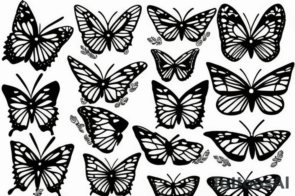 butterfly tattoo idea