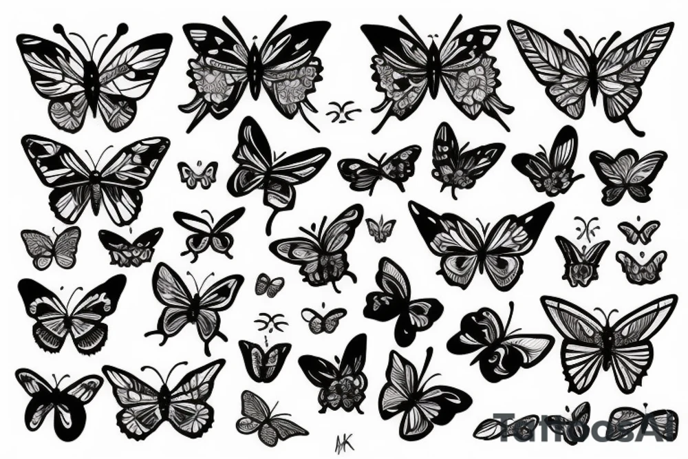 butterfly tattoo idea