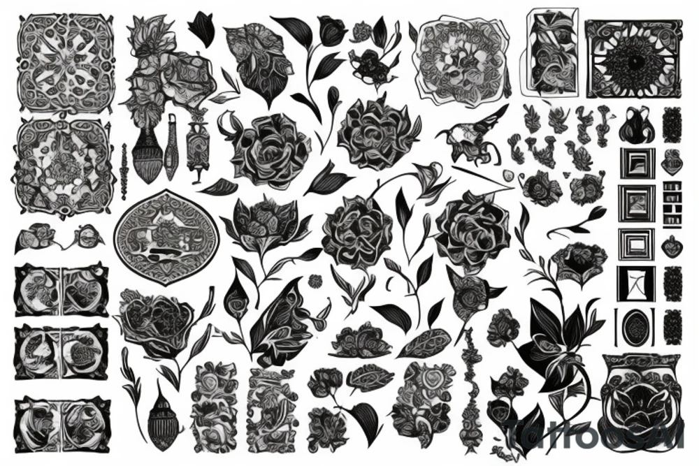 اشپزی tattoo idea