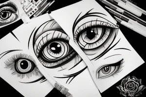Undergroung eyes tattoo idea