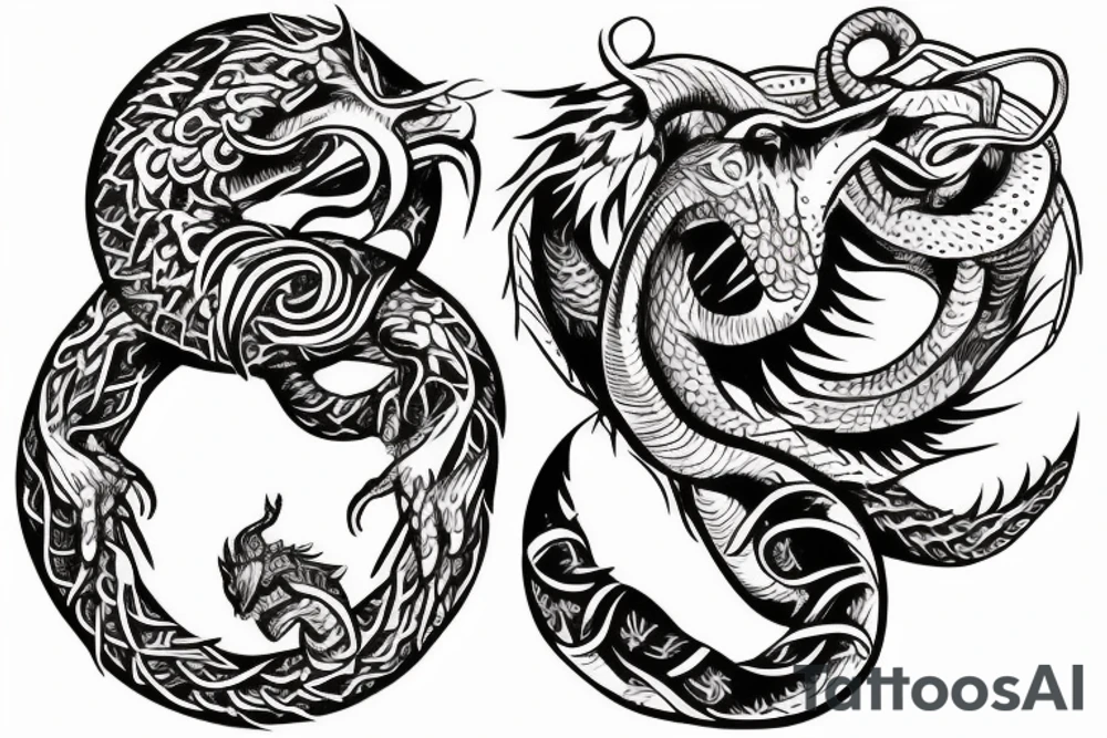 Ouroboros tattoo idea