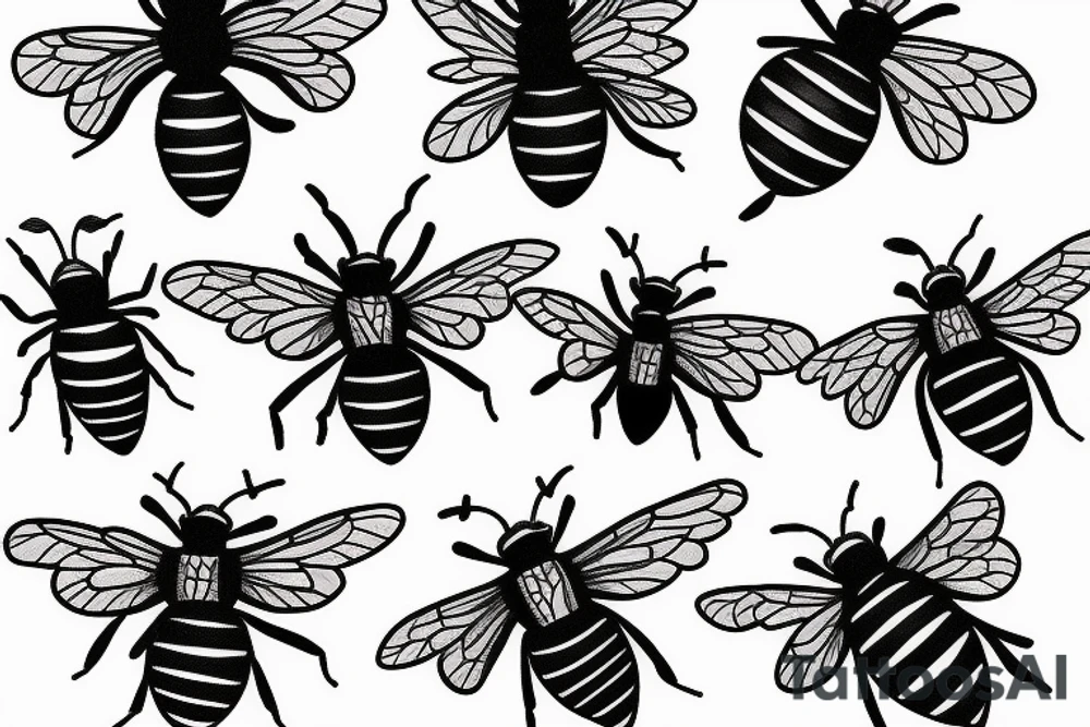 Cover up a bee tattoo tattoo idea