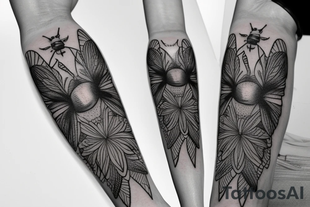Cover up a bee tattoo tattoo idea