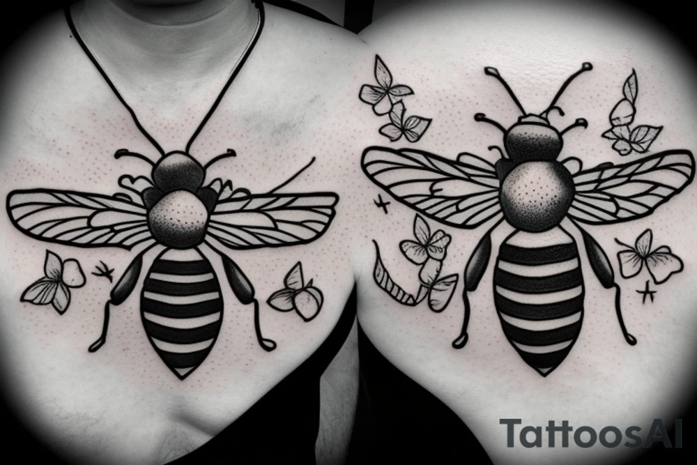 Change a bee tattoo tattoo idea