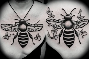 Change a bee tattoo tattoo idea