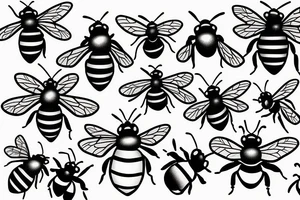 Change a bee tattoo tattoo idea