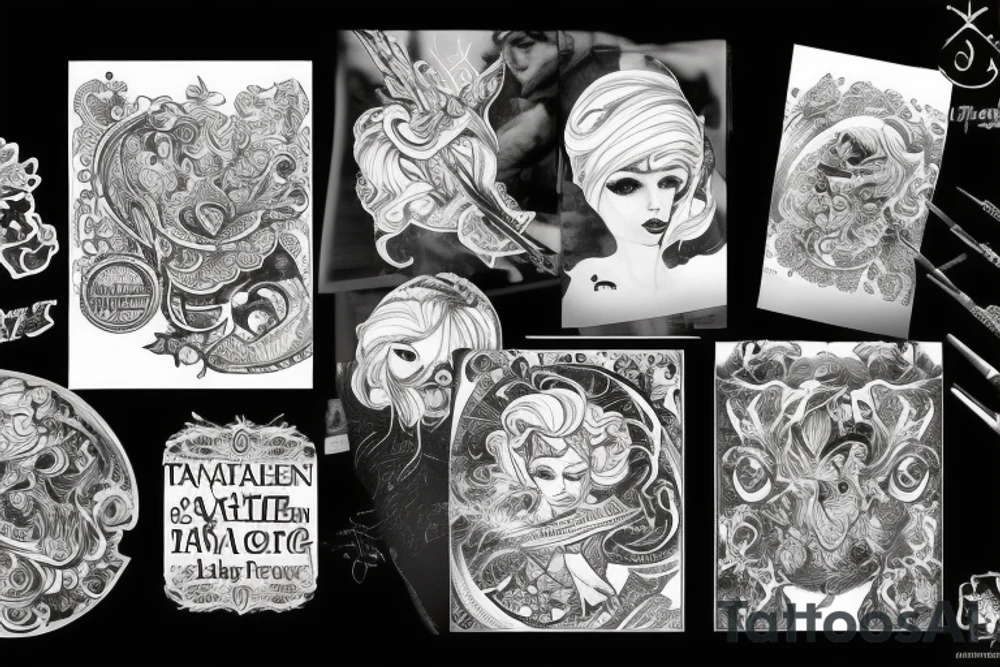 штурвал, водолазный шлем, андреевский флаг tattoo idea