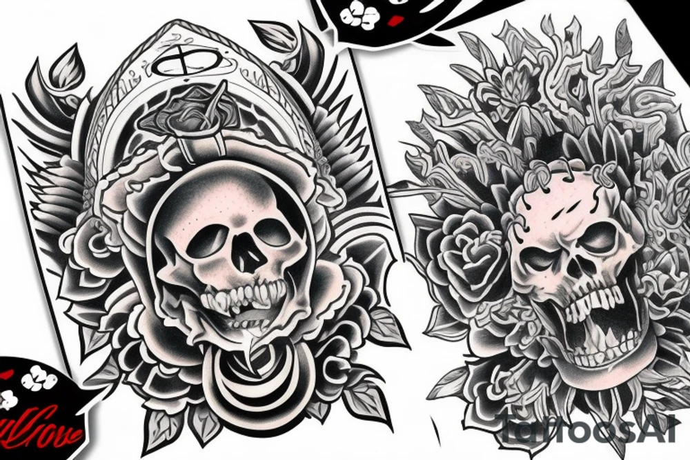 an endeavor to die or create tattoo idea