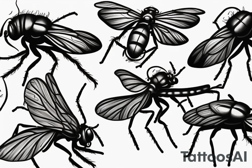 Housefly tattoo idea