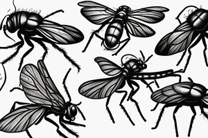 Housefly tattoo idea