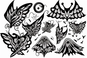 Chaos theory but with tornado funnel cloud for wings on butterfly tattoo idea