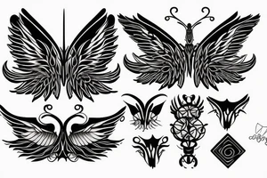 Chaos theory but with tornado funnel cloud for wings on butterfly tattoo idea