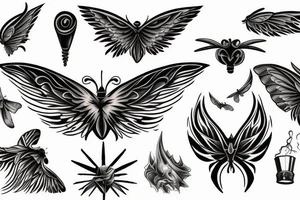 Chaos theory but with tornado funnel cloud for wings on butterfly tattoo idea