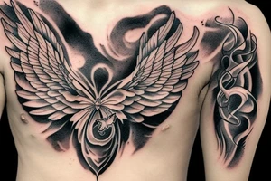 Chaos theory but with tornado funnel cloud for wings on butterfly tattoo idea