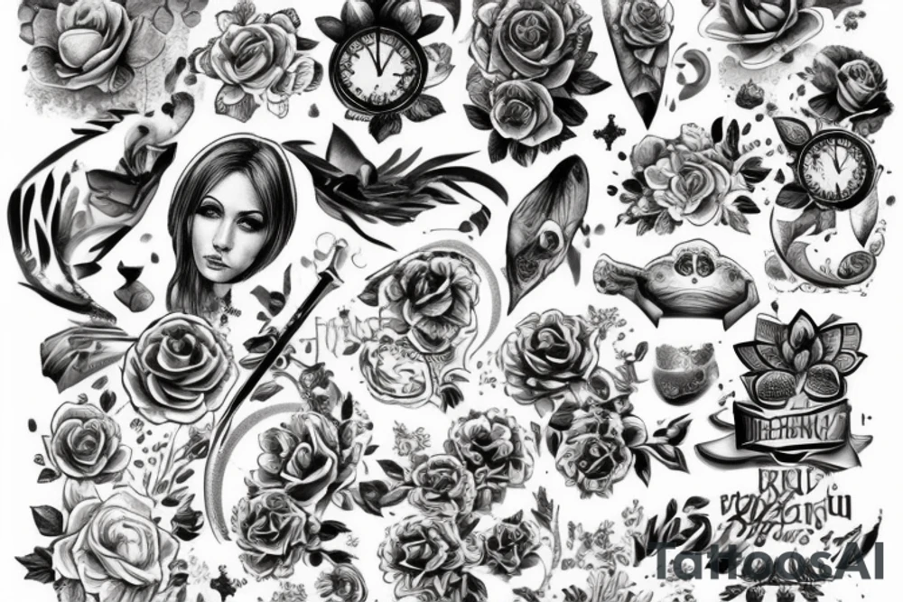 Легионер с бластером tattoo idea
