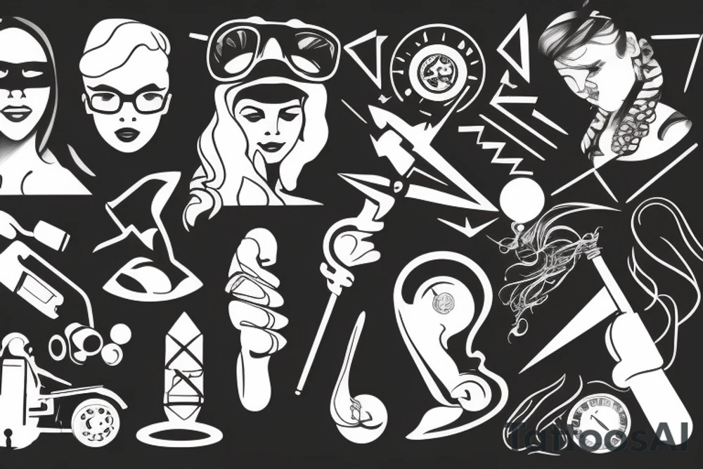 women in engineering tattoo idea