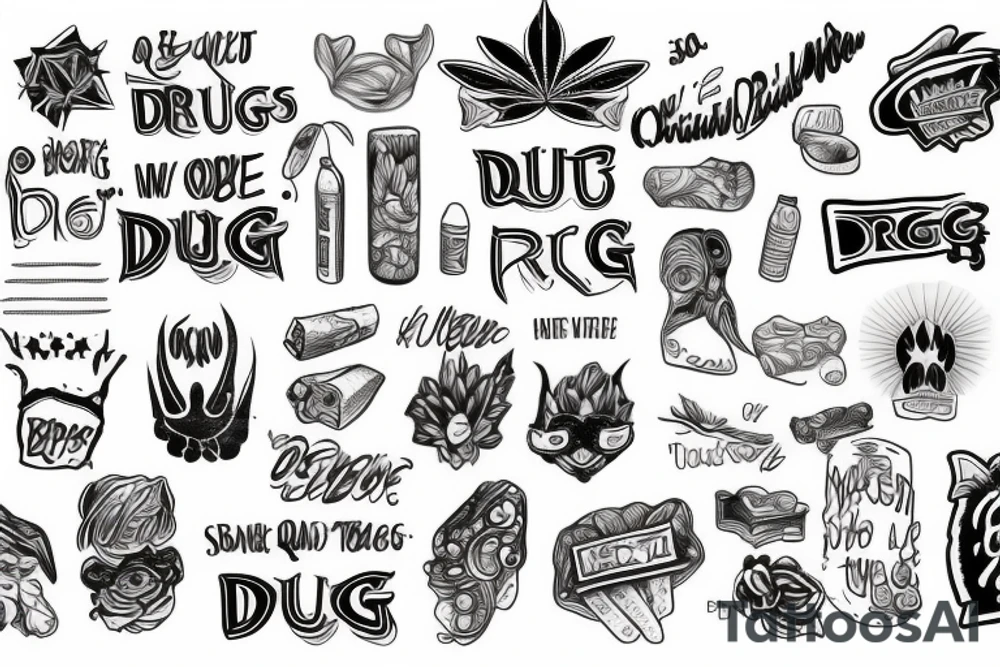 I was able to quit drugs forever tattoo idea